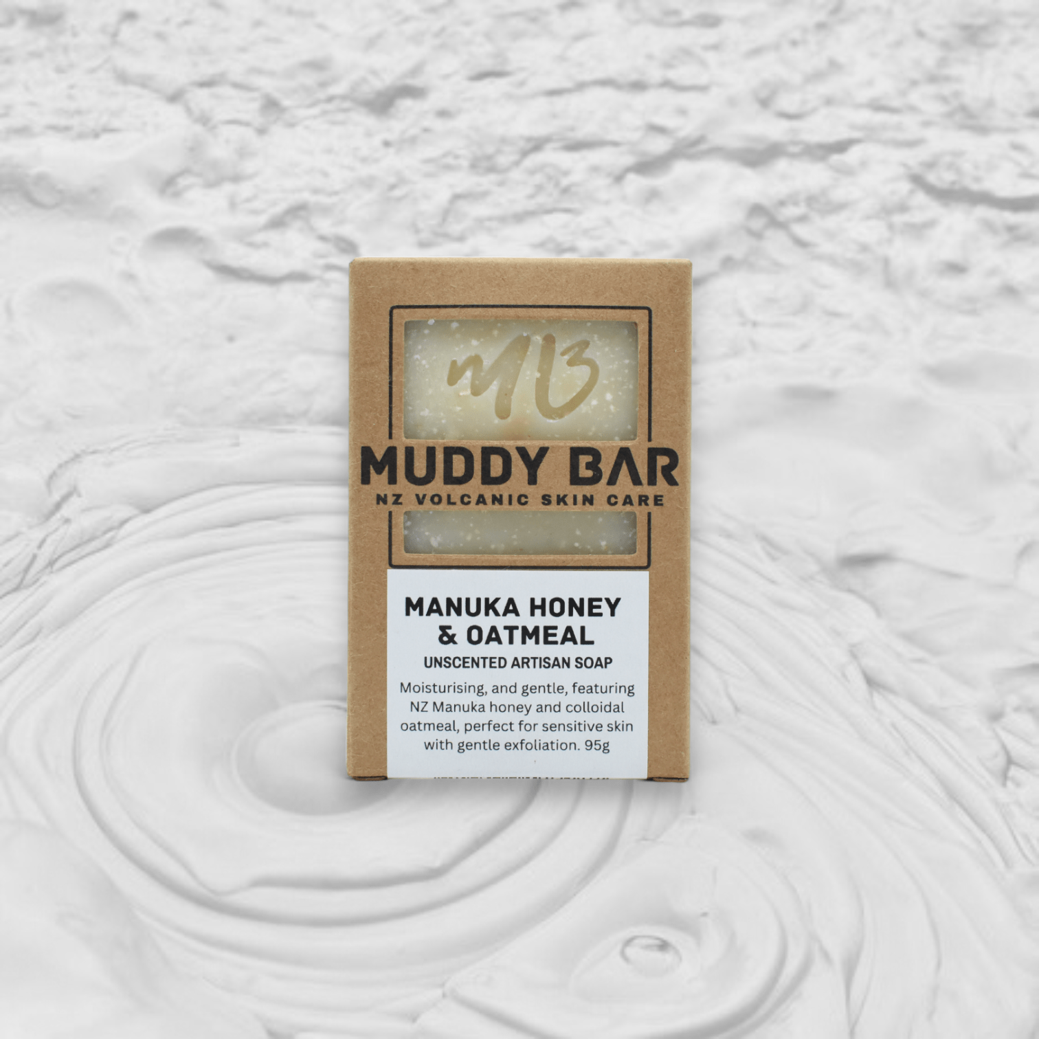 Muddy Bar New Zealand handmade soap MANUKA HONEY & OATMEAL SOAP