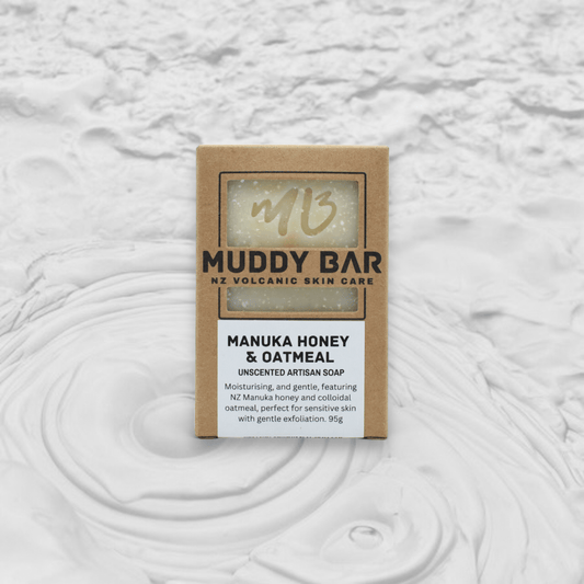 Muddy Bar New Zealand handmade soap MANUKA HONEY & OATMEAL SOAP